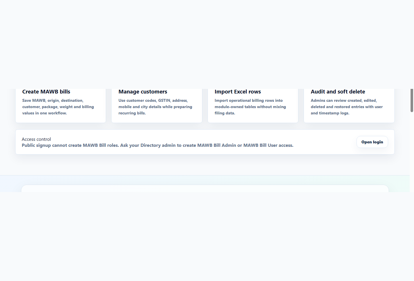 Billing reports